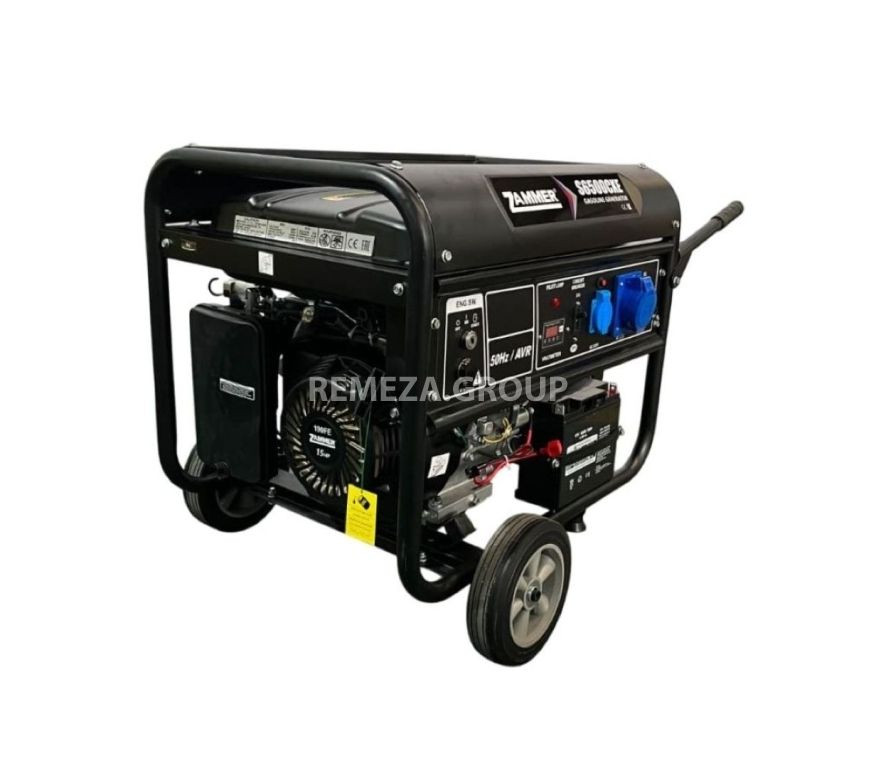 Бензиновый генератор Zammer S6500CXE- 5кВт