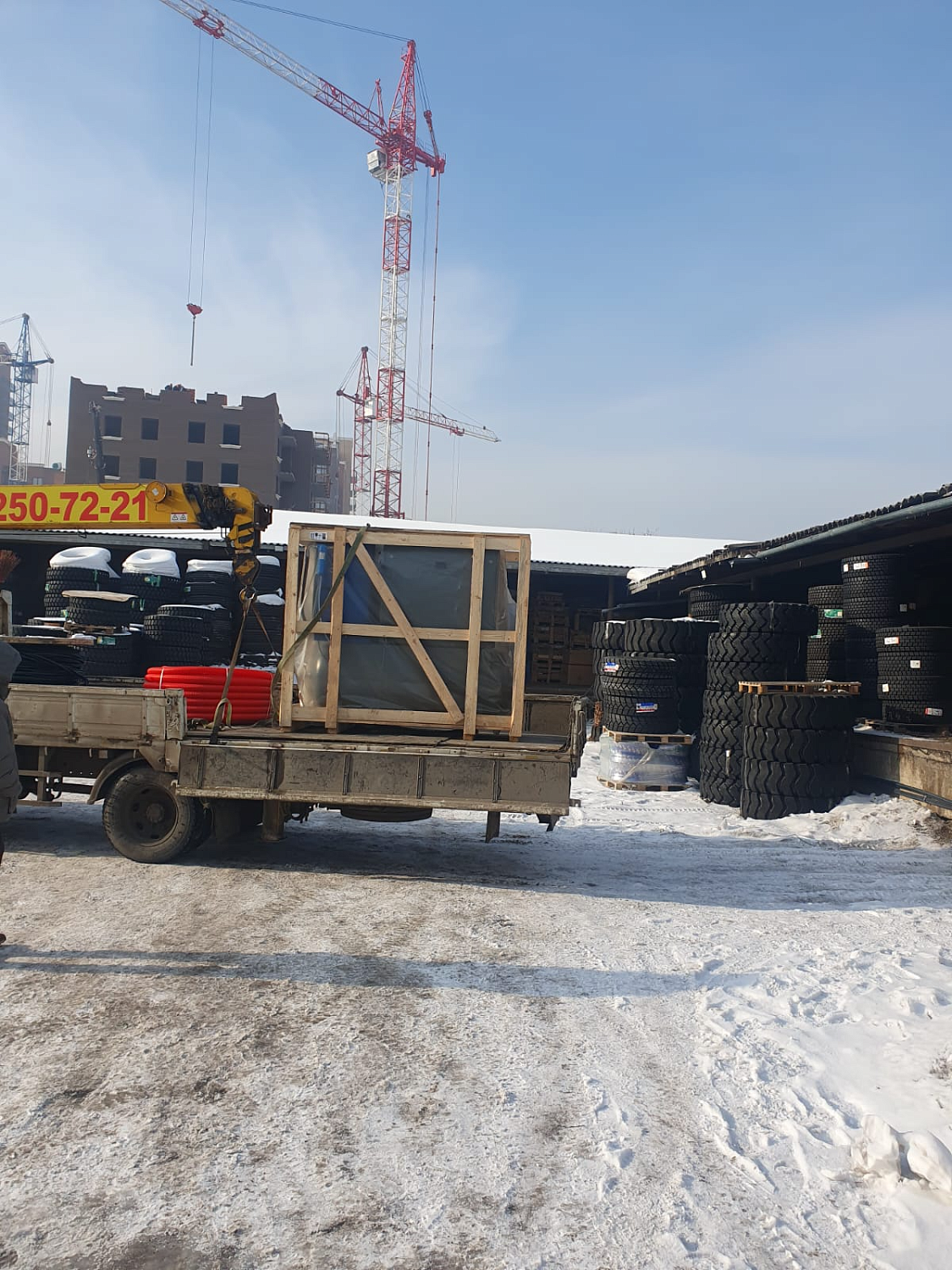 Отгрузка винтового компрессора Zammer SKTG11-10-500/O в г. Красноярск