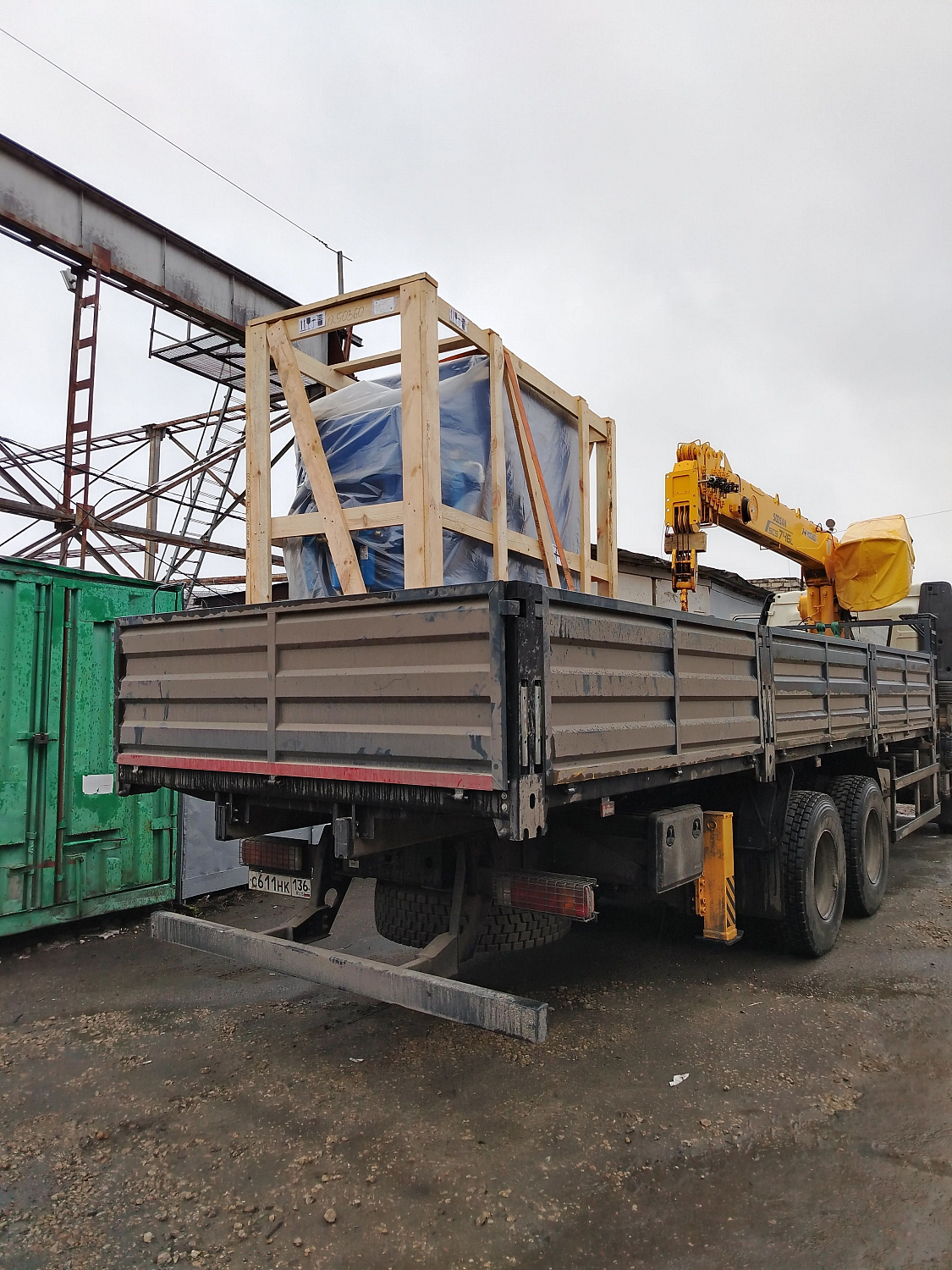 Отгрузка винтового компрессора Zammer SKTG22V-20-470/O2 в г. Воронеж